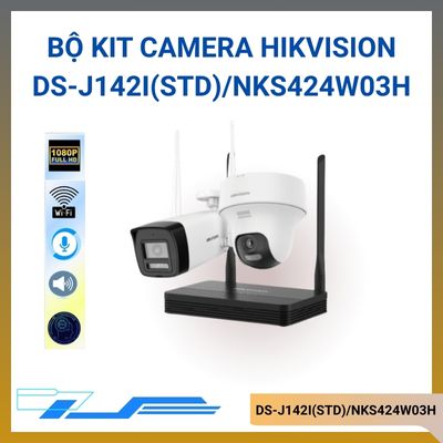 Bộ Kit camera IP Wifi 4MP HIKVISION DS-J142I(STD)/NKS424W03H
