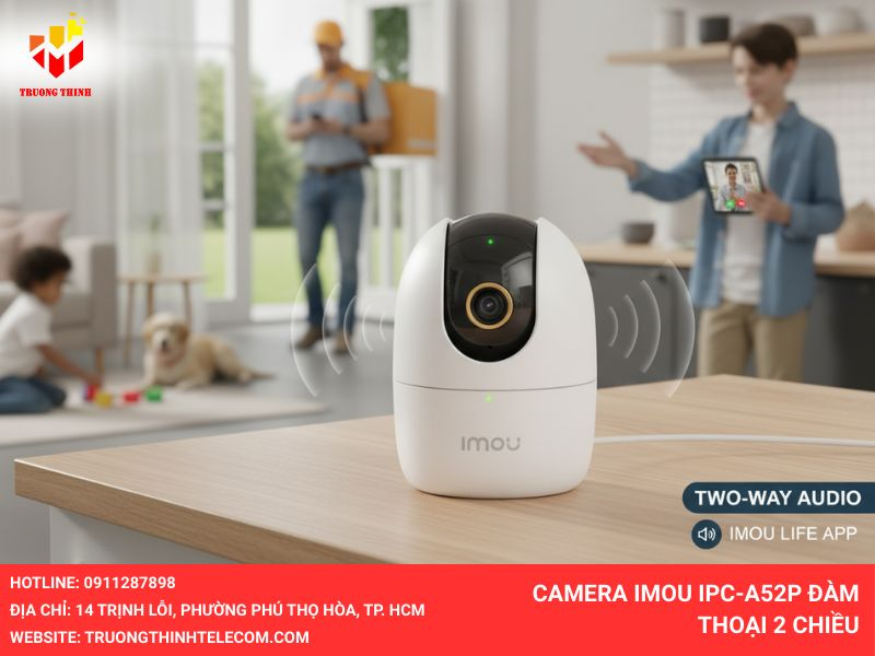 Camera IMOU IPC-A52P đàm thoại 2 chiều