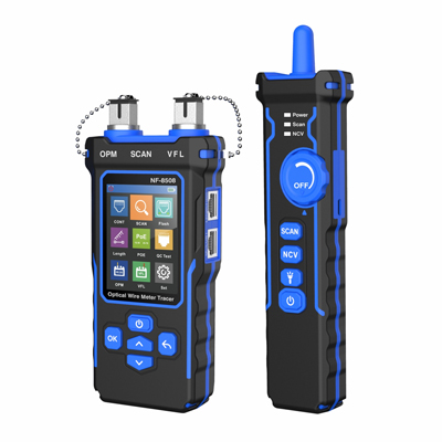 NF-8508  Máy đo công suất quang và soi sợi quang, test dây mạng, dò dây cáp mạng, đo khoảng cách dây mạng, PoE
