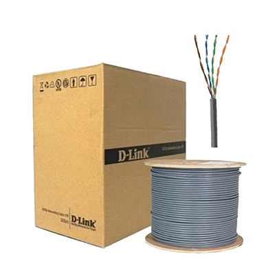 Cáp mạng Dlink NCB-5EUGRYR-305F1A CAT5e UTP 24AWG Grey Color