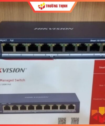 Smart Switch 8 Cổng POE HIKVISION DS-3E1309P-EI 1 Uplink 10/100/1000 Mbps