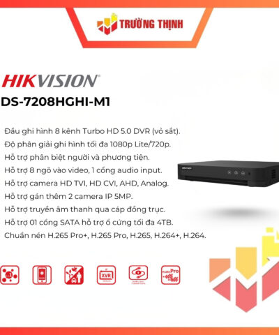 Đầu ghi DVR Hikvision DS-7208HGHI-M1