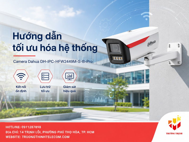 Hướng dẫn tối ưu hóa hệ thống khi sử dụng Camera Dahua DH-IPC-HFW2449M-S-B-Pro