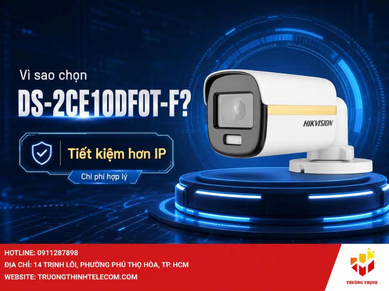 Tại sao nên chọn dòng sản phẩm DS-2CE10DF0T-F thay vì các dòng IP đắt tiền?