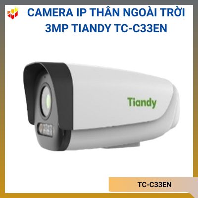 Camera IP thân ngoài trời Color Maker & hồng ngoại 3MP TIANDY TC-C33EN