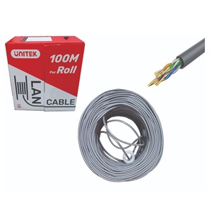 Cáp mạng CAT5 0,43BC 100M GRAY UNITEK C18128AGY