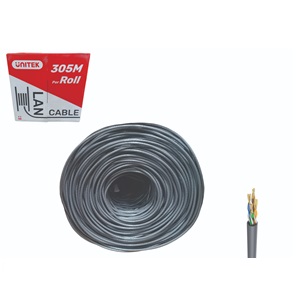 Cáp mạng CAT5 0,48BC 305M GRAY UNITEK C18129GY