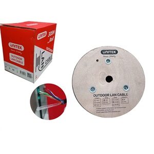 Cáp mạng CAT6 0,52BC 305M BLACK UNITEK C18139GY