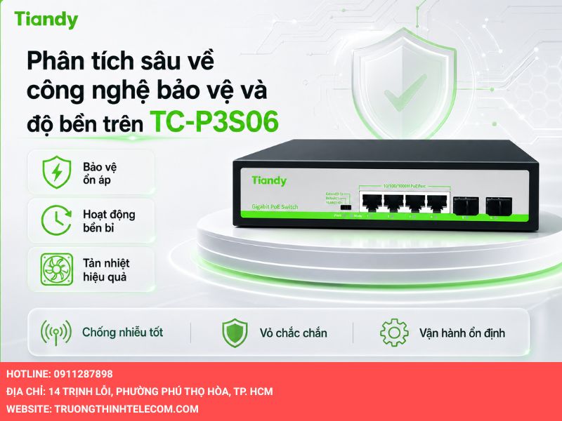 Phân tích sâu về công nghệ bảo vệ và độ bền trên TC-P3S06