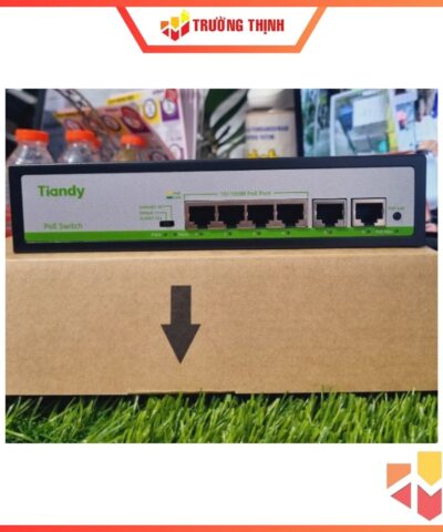 Switch PoE Tiandy 6-Port 10/100Mbps TIANDY TC-P3S06