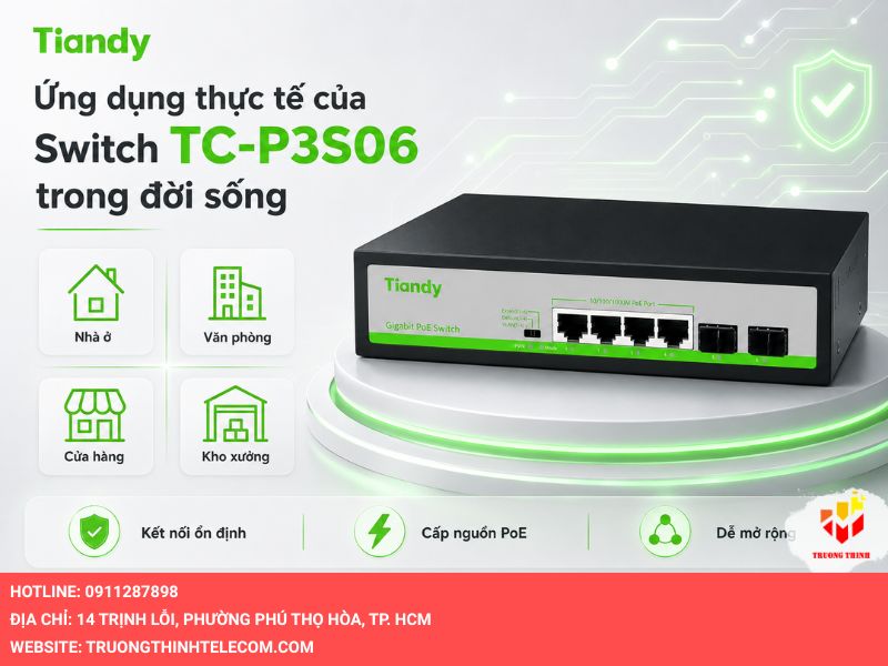 Ứng dụng thực tế của Switch TC-P3S06 trong đời sống