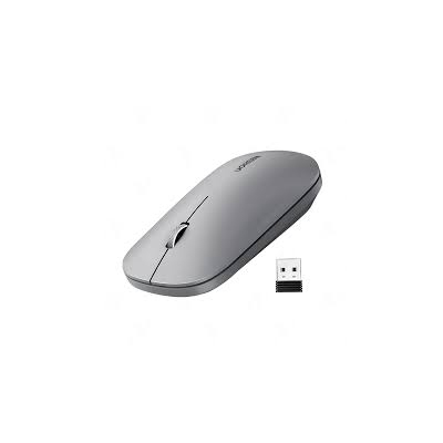 Chuột không dây dùng cho máy tính, laptop chất liệu nhựa ABS, màu xám nhạt Ugreen 90366