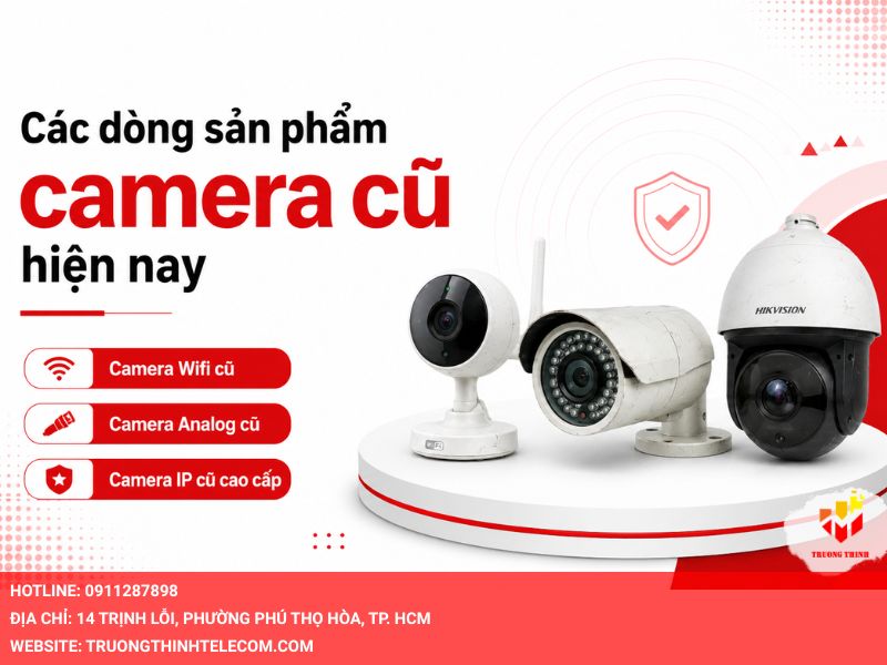 Các dòng sản phẩm camera cũ hiện nay