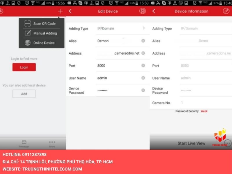 Cách 3. Thêm trên Hik Connect