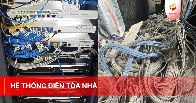 Các thành phần và quy trình thi công hệ thống điện tòa nhà