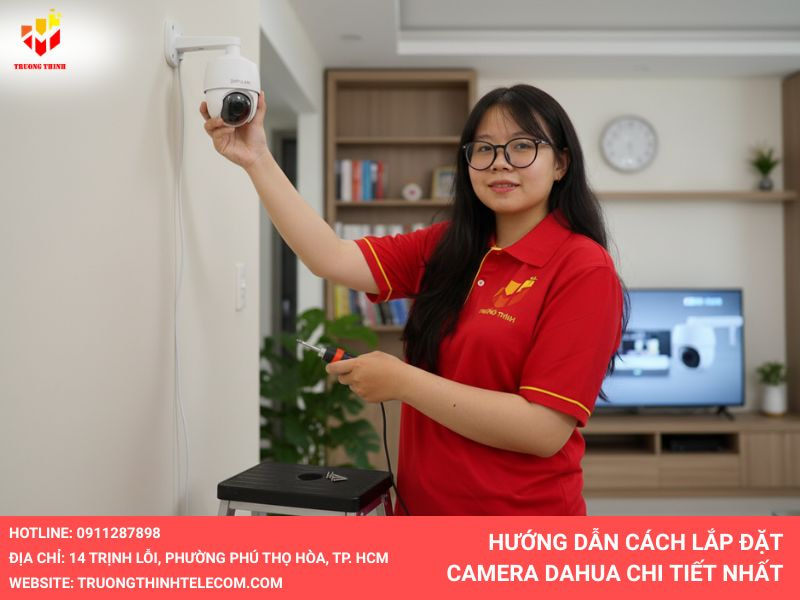 Hướng dẫn cách lắp đặt Camera Dahua chi tiết nhất