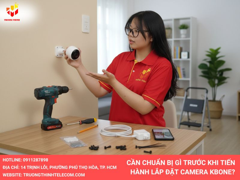 Cần chuẩn bị gì trước khi lắp đặt camera wifi Kbone