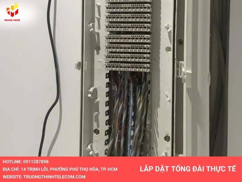 Lắp đặt tổng đài thực tế