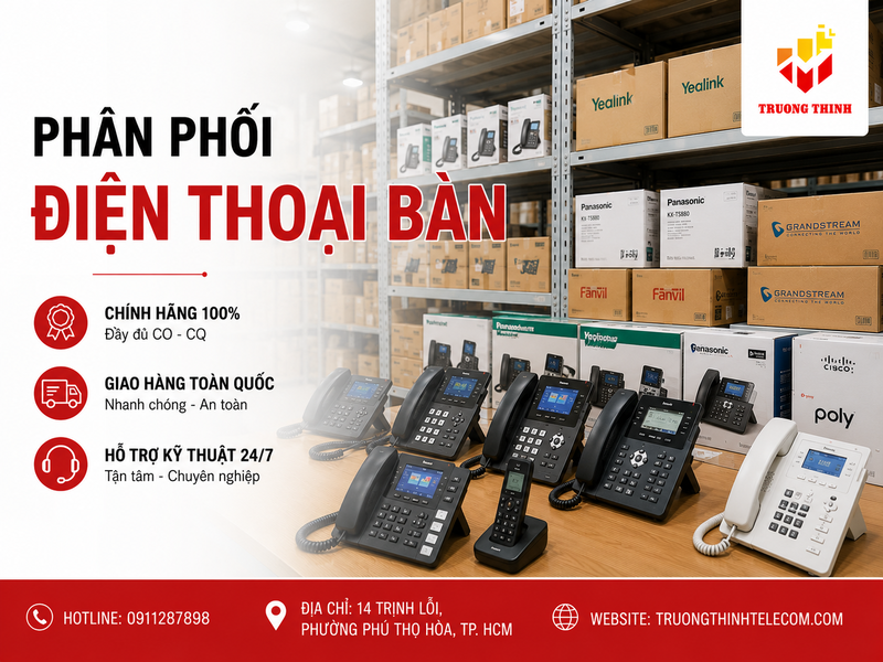 Phân phối điện thoại bàn Panasonic giá tốt cho đại lý