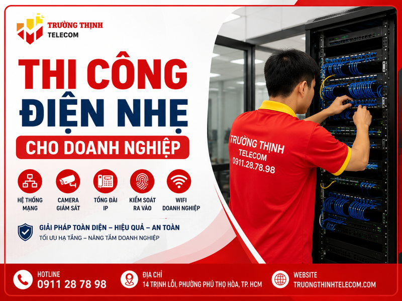 Thiết kế và thi công điện nhẹ cho doanh nghiệp trọn gói toàn quốc
