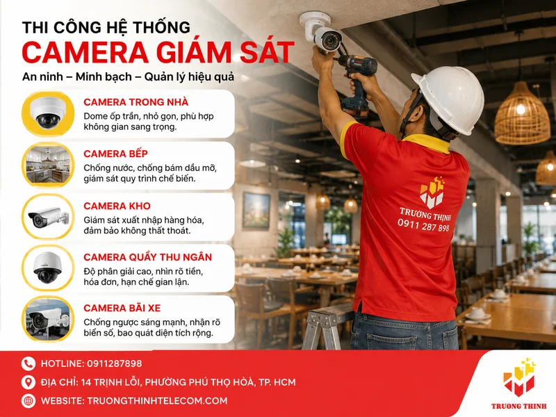 Thi công hệ thống Camera giám sát