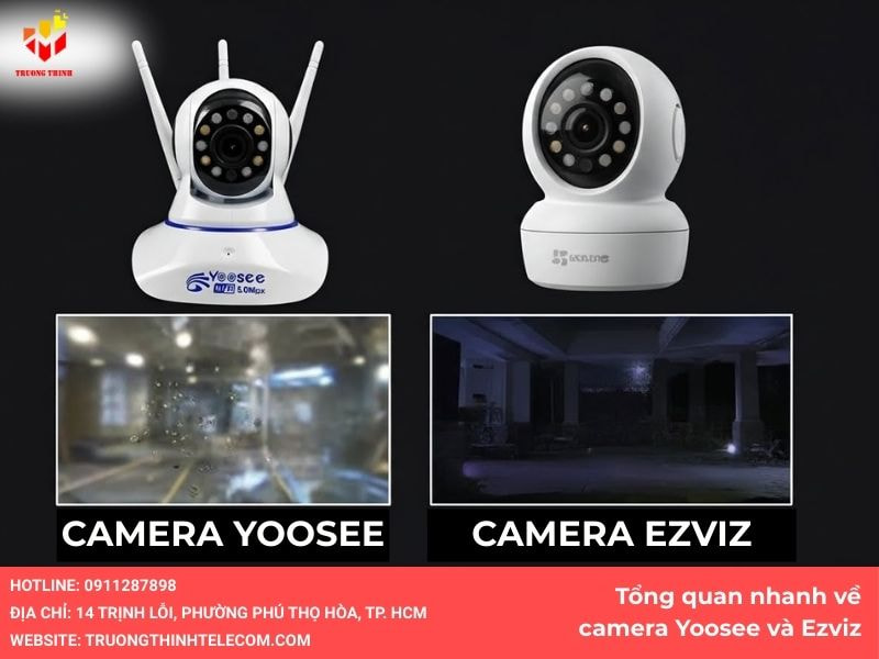Tổng quan nhanh về So sánh camera Ezviz và Yoosee