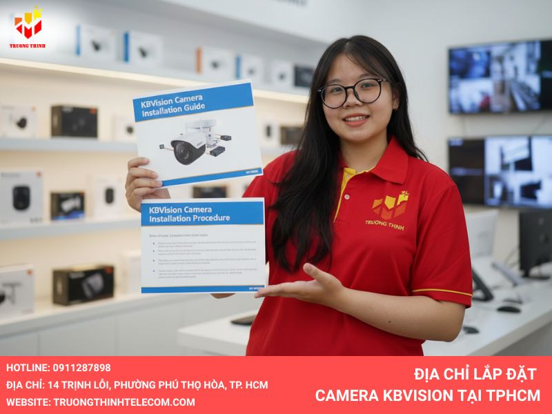 Trường Thịnh Telecom - Địa chỉ lắp đặt camera Kbvision tại TPHCM