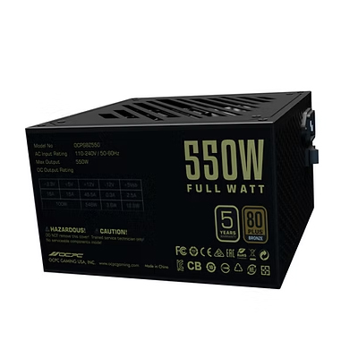 Nguồn máy tính Energia Z550 Bronze OCPC OCPSBZ550M