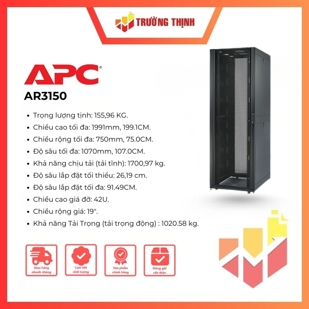 Tủ rack APC SX 42U NetShelter AR3150