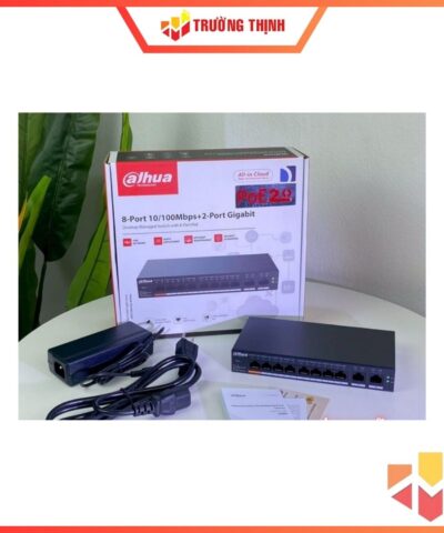 Switch Cloud 10 port Dahua DH-CS4010-8ET-60 PoE
