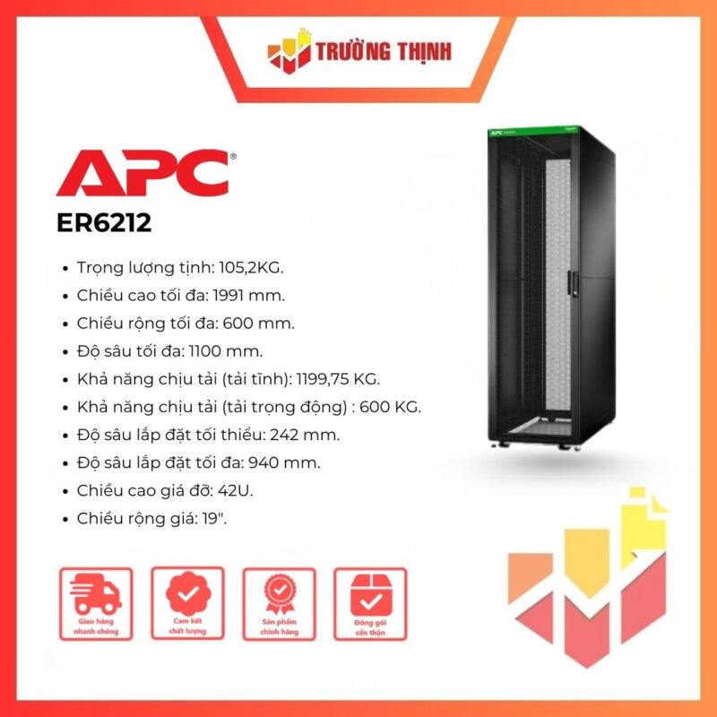Tủ rack APC Easy 42U ER6212
