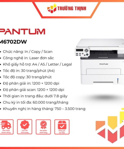 Máy in đen trắng đơn năng Pantum M6702DW chính hãng