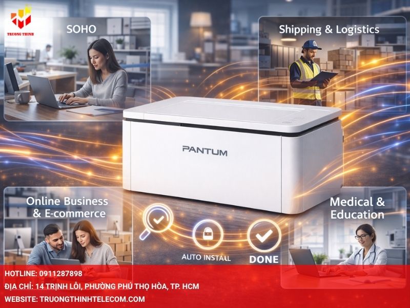 Máy in Pantum BP2310 được sử dụng trong lĩnh vực nào?