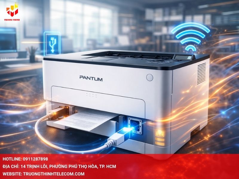 Kết nối đa dạng: USB, Ethernet và Wi-Fi