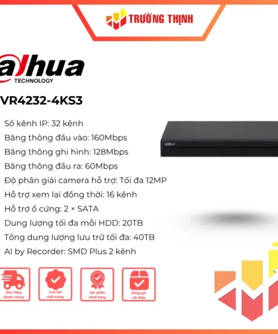 Đầu ghi hình camera IP 32 kênh DAHUA DHI-NVR4232-4KS3