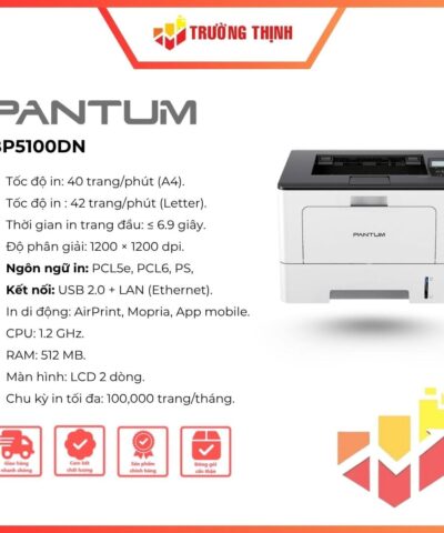 Máy in Laser đen trắng hai mặt Pantum BP5100DN (In A4/A5)