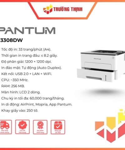 Máy in Laser đen trắng hai mặt đơn chức năng Pantum P3308DW
