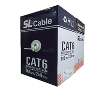 CÁP MẠNG SL 4 PAIR FTP CAT 6 chống nhiễu (xanh dương)