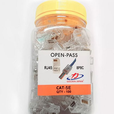 Đầu mạng xuyên thấu Golden Japan Cat5e UTP
