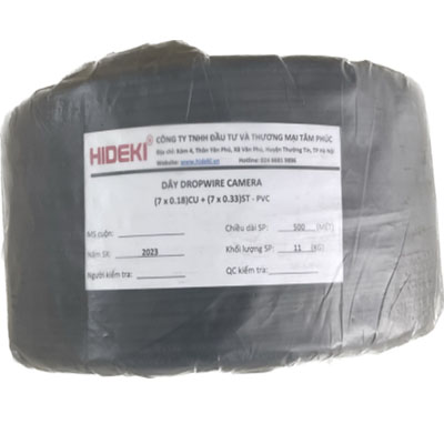 CÁP ĐIỆN THOẠI HIDEKI 2Tim 500m (7 Sợi)