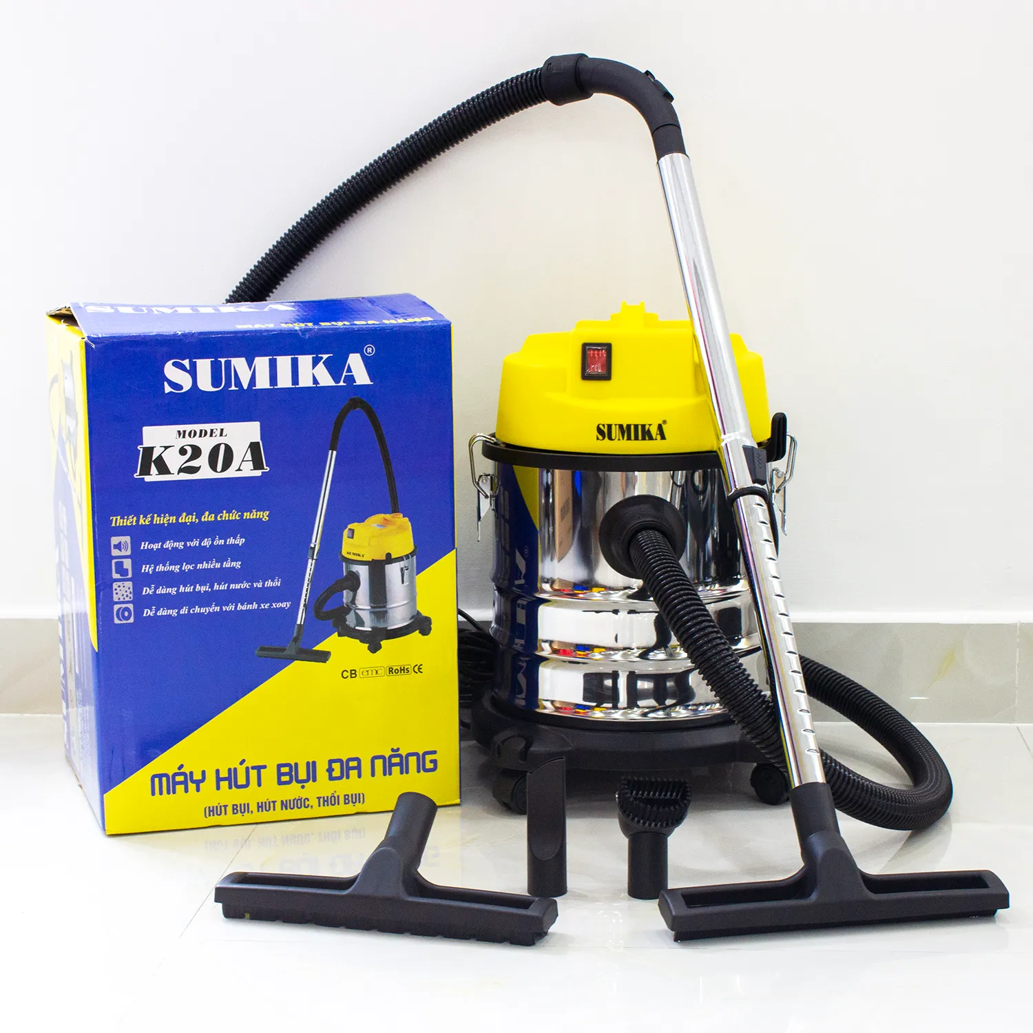 Máy hút bụi công nghiệp Sumika K20A