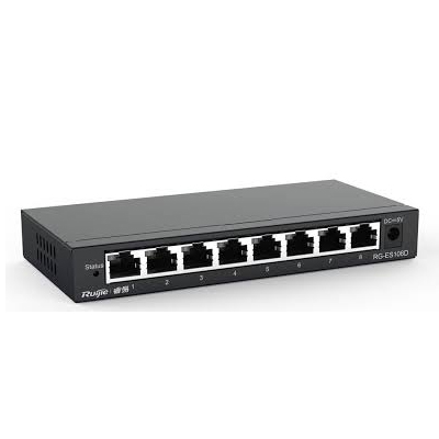 Switch không quản lý 8 cổng 10/100 Ruijie RG-ES108D