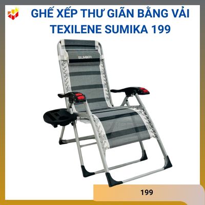 Ghế xếp thư giãn bằng vải Texilene Sumika 199