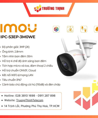 Camera Wifi IMOU IPC-S3EP-3M0WE