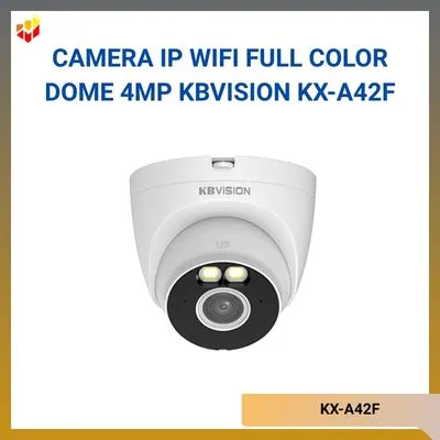 Camera IP WiFi Full Color Dome 4MP KBVision KX-A42F