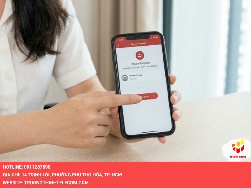 Nhấn Chấp nhận (Accept)