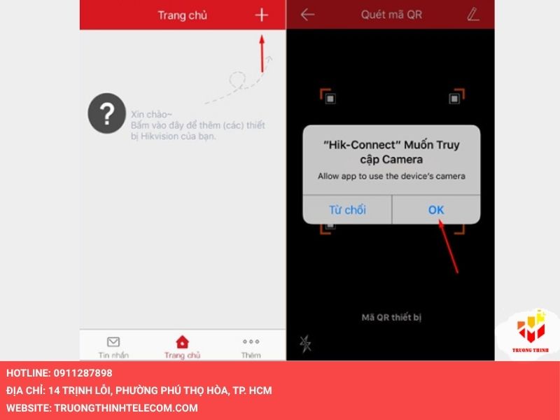 Nhấn vào nút Add Device
