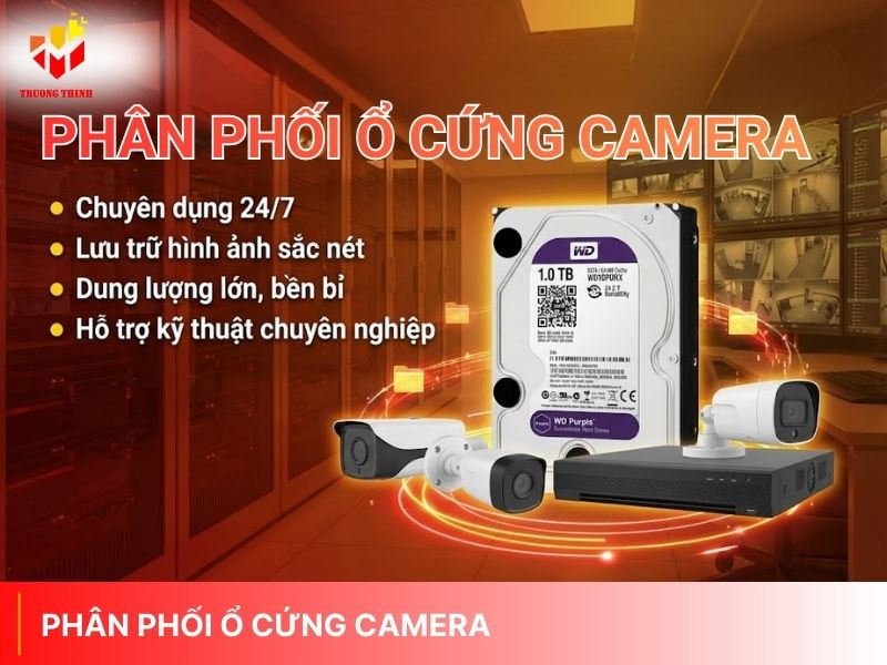Phân phối ổ cứng camera chính hãng bảo hành 3 năm giá tốt