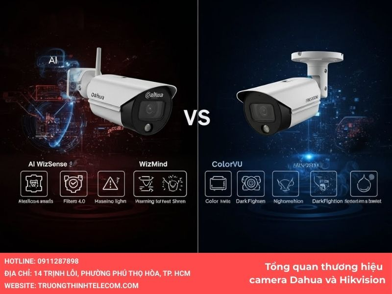 Giới thiệu tổng quan thương hiệu camera dahua và hikvision