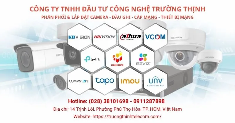 Đơn vị phân phối và nhận thi công lắp camera